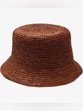 NWT Wyeth Raffia Bucket Hat